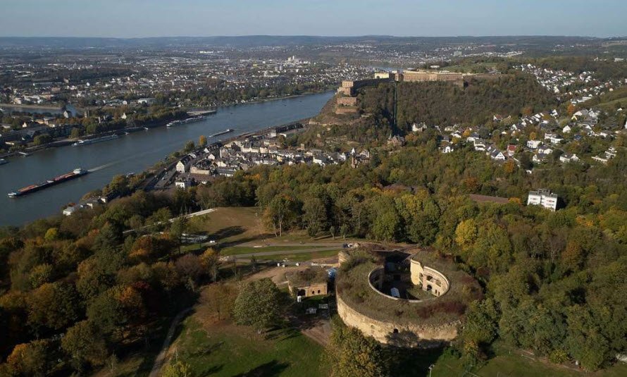 Festungspark Kaiser Alexander, Koblenz, Germany, Germany